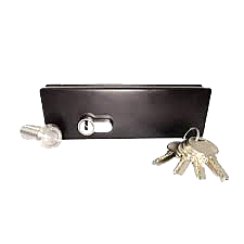 Cerradura para puerta flotante negro