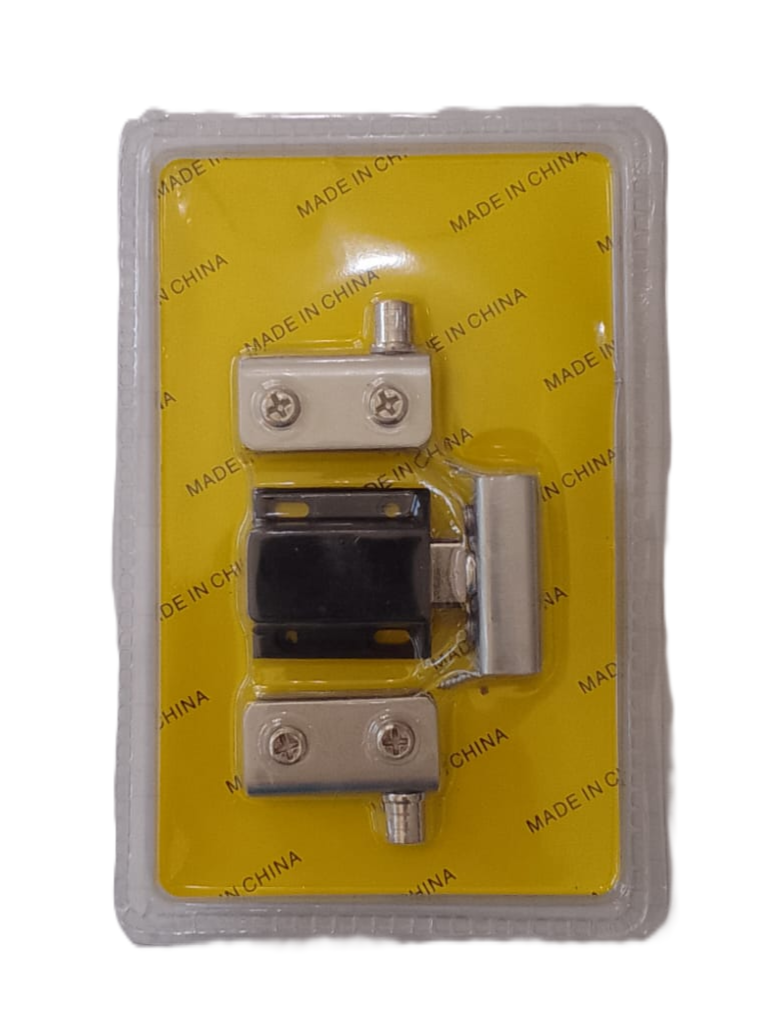 Juego De Bizagras de Pivot Con Tope Magnetico para Vidrio de 1/4